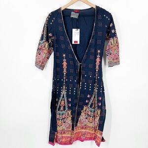 W For Woman India Kurtis Dress Cover Jacket Layer